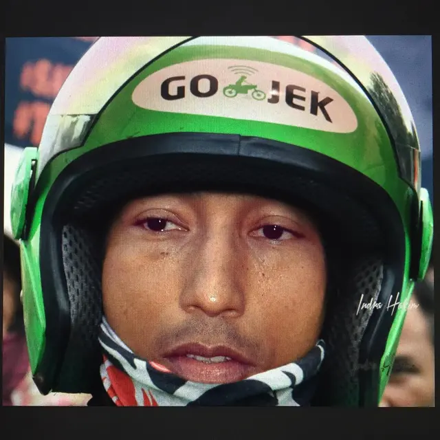6 Editan Foto Pharell Williams Jika Tinggal di Indonesia Ini Kocak