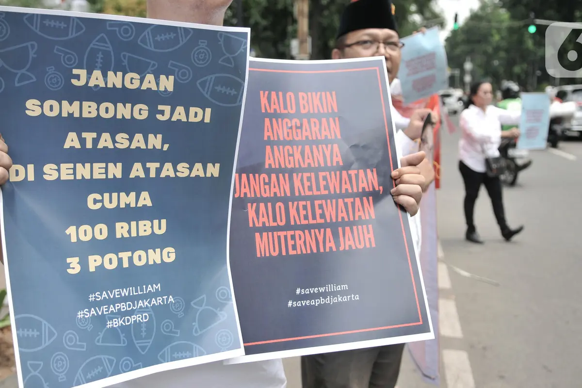 Aksi Massa Selamatkan APBD DKI Jakarta