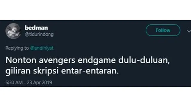 6 Cuitan Netizen Tentang Rebutan Nonton Avengers Ini Kocak Banget