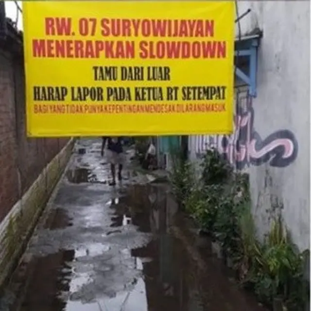 7 Tulisan Nyeleneh Pada Portal Lockdown Ini Bikin Mikir Keras