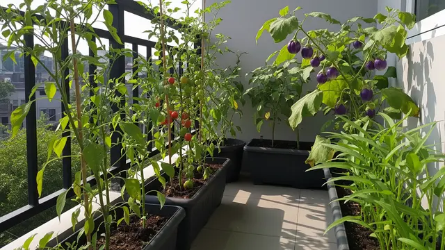 Kebun Sayur di Balkon Kos