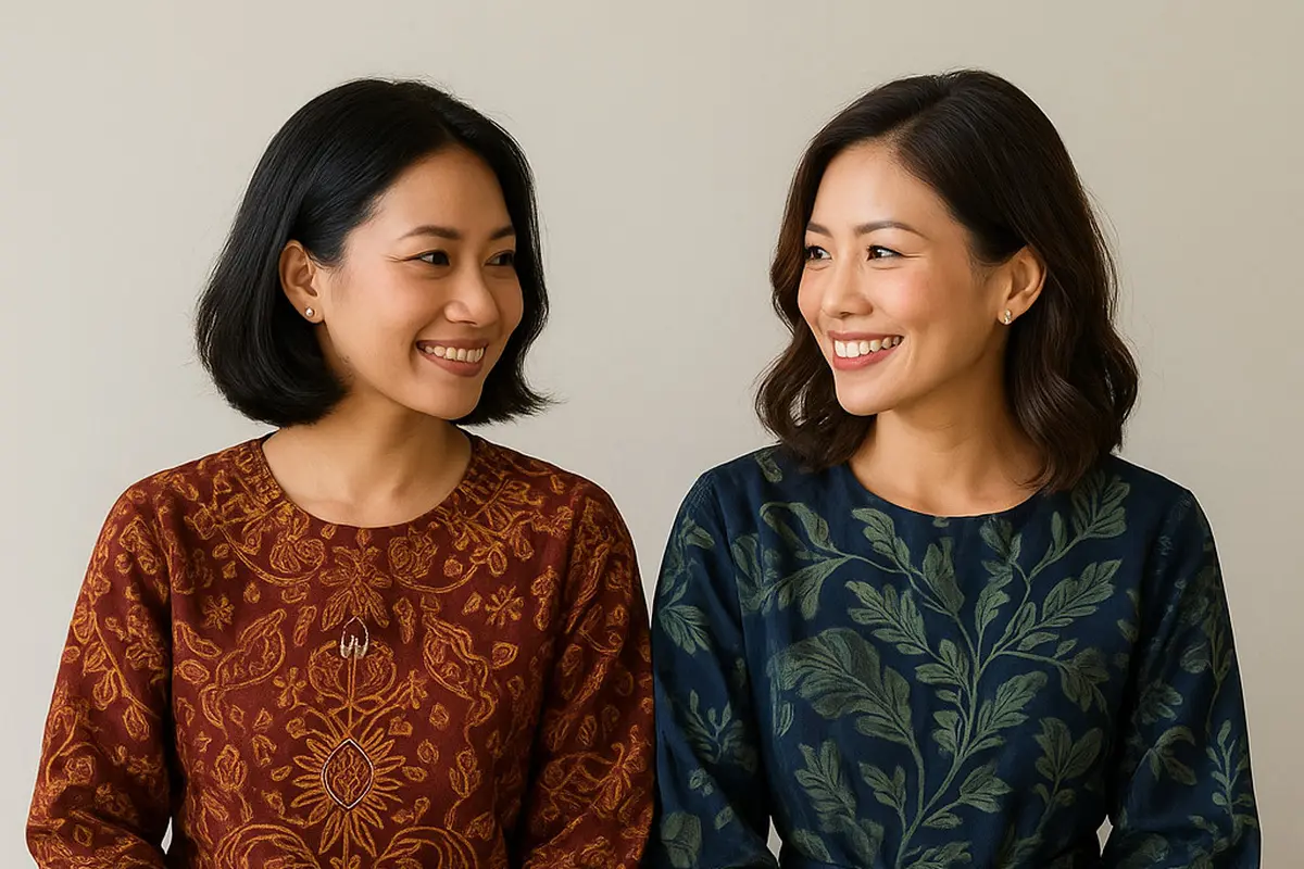 Tunik Batik Tradisional vs Tunik Batik Modern