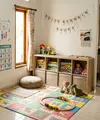 Cara Membuat Sudut Rumah Jadi Tempat Bermain Anak. (AI Generated)