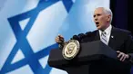 Wakil Presiden AS Mike Pence menyampaikan pidato saat konferensi kebijakan tahunan Komite Hubungan Masyarakat Israel-Amerika Serikat di Washington (5/3). (Chip Somodevilla / Getty Images / AFP)