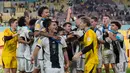 Jerman menaklukkan Prancis 4-3 (2-2) melalui adu penalti. Kemenangan ini membawa Jerman merebut gelar pertama sepanjang sejarah. (AP Photo/Achmad Ibrahim)