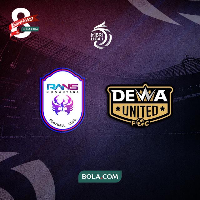 Liga 1 - RANS Nusantara FC dan Dewa United