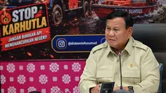 Pesan Prabowo Saat Cek Kebakaran Hutan: Jaga Kampung Halamanmu