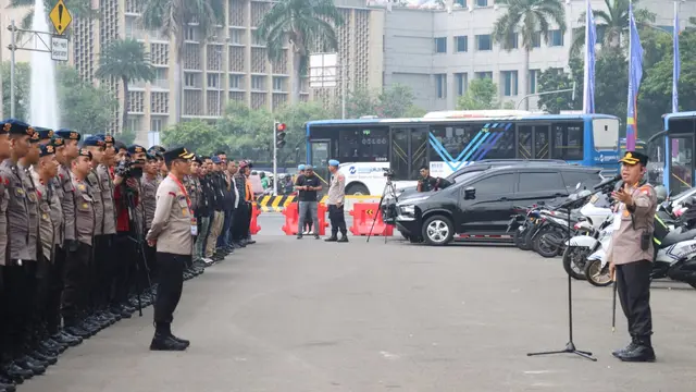 Polri Kerahkan 2.959 Personel Amankan Pesta Rakyat HUT Bhayangkara ke-78 di Monas