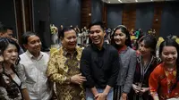 Prabowo bertemu Kaesang dan sejumlah jajaran pengurus PSI. (Istimewa)