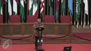 Ketua MPR Zulkifli Hasan memberikan sambutan pada peringatan lahirnya Pancasila di Gedung Merdeka, Bandung, Jawa Barat, (1/6/2016).Acara ini merupakan peringatan Pidato Bung Karno 1 Juni 1945. (Liputan6.com/Faizal Fanani)