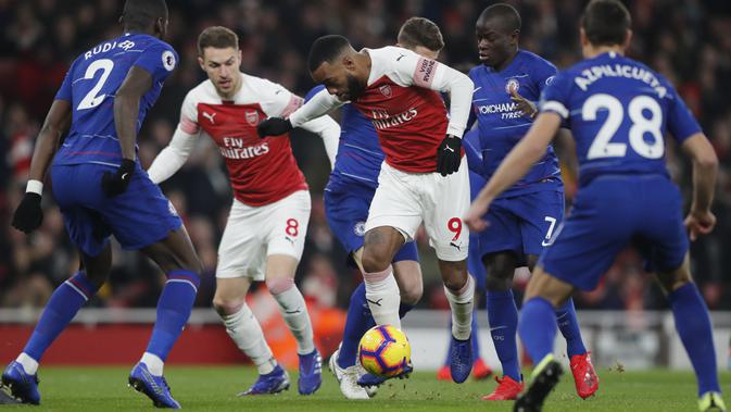 Arsenal vs Chelsea. (AP/Frank Augstein)
