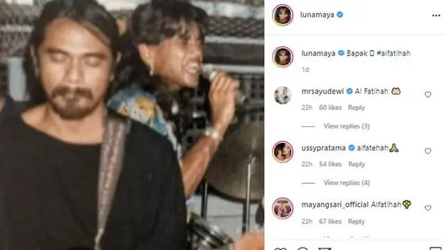 Uut Bambang Sugeng, ayah Luna Maya (Instagram/lunamaya)