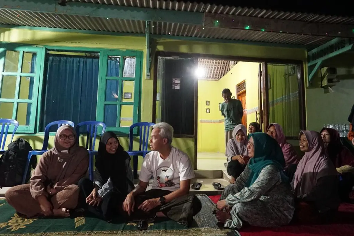 Gubernur Jawa Tengah Ganjar Pranowo menginap di rumah seorang petani di Desa Mertasari RT05/RW05 Kecamatan Purwanegara, Kabupaten Banjarnegara. (Istimewa0