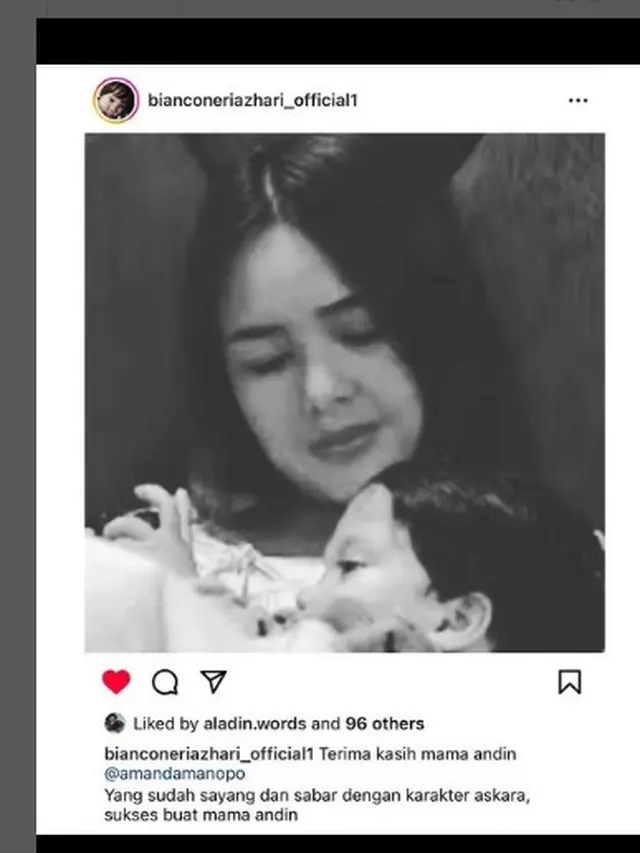Amanda Manopo dikabarkan keluar dari Ikatan Cinta (Foto: instagram bianconeriazhari_official1 via aladin.words)