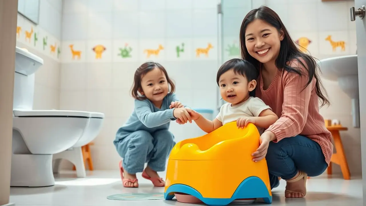 tips toilet training anak perempuan