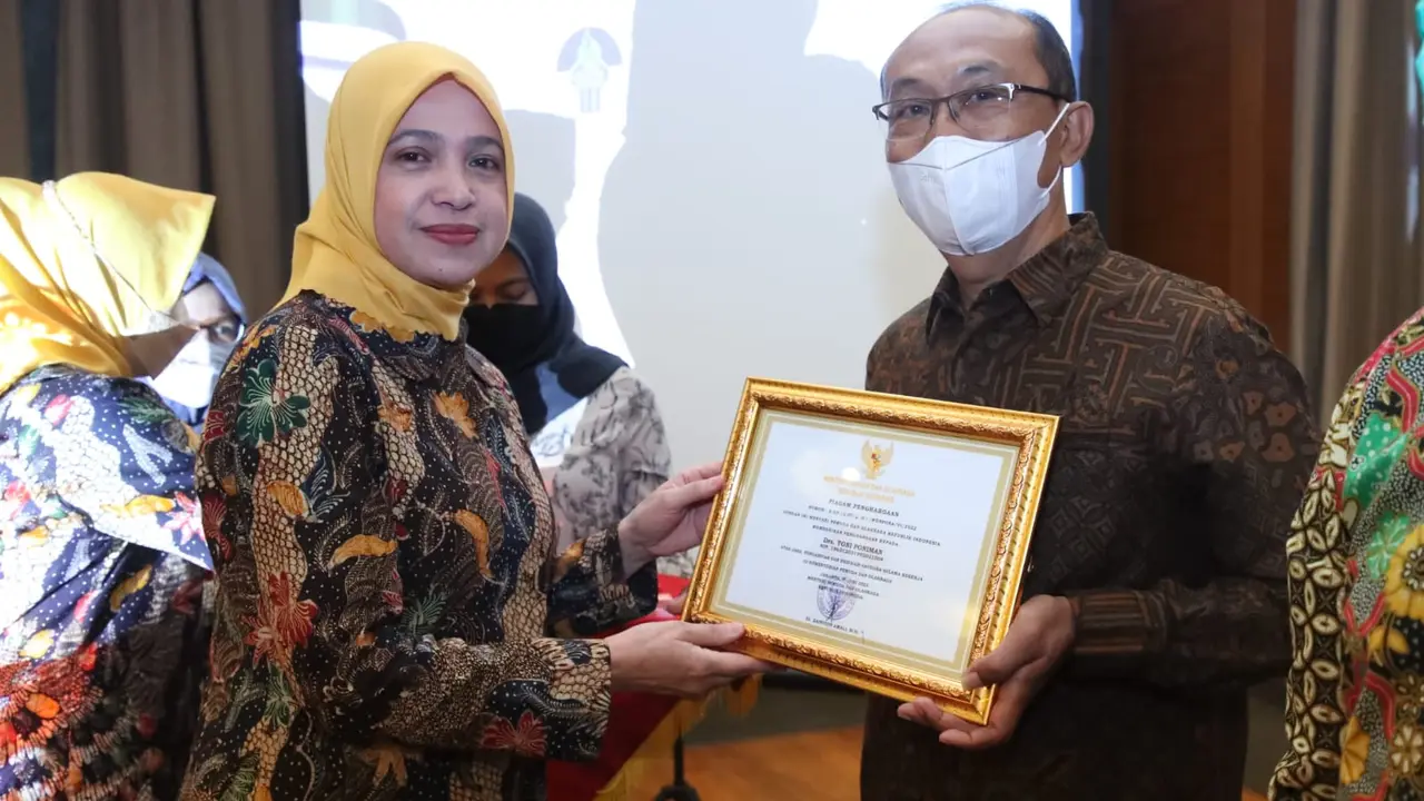 Penasehat Dharma Wanita Persatuan (DWP) Kemenpora RI Nadiah Zainudin Amali