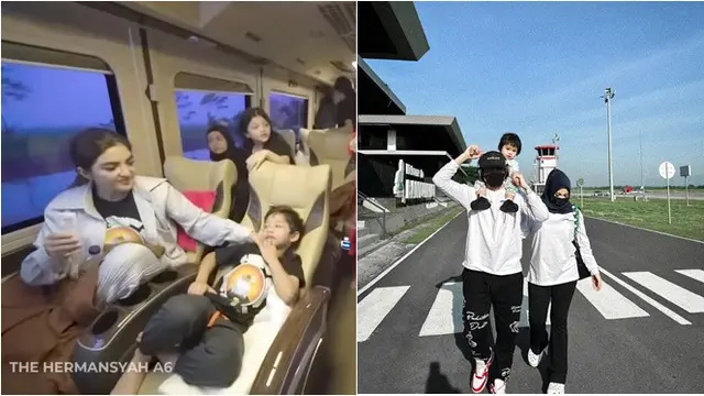 7 Momen Keluarga Anang Hermansyah dan Ashanty Mudik ke Jember, Perdana Ajak Ameena