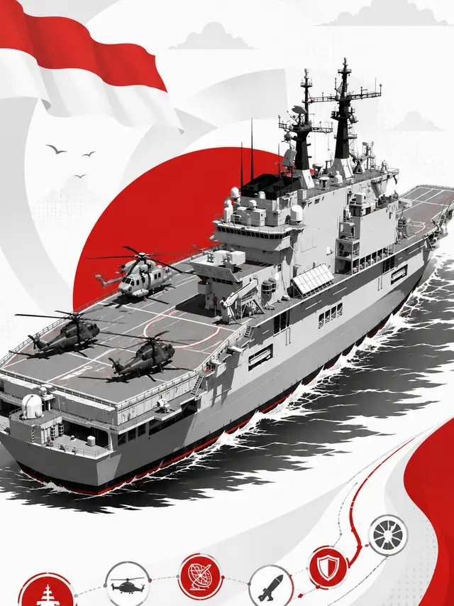 Infografis Giuseppe Garibaldi, Spesifikasi Kapal Induk Pertama Indonesia.
