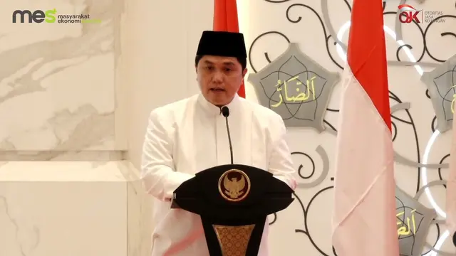 Menteri BUMN sekaligus Ketua Umum Pengurus Pusat MES Erick Thohir