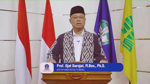 Rektor Universitas Terbuka Ojat Darojat