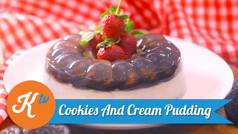 Cookies Cream Puding Rasa Oreo Kesukaan Keluarga ala Farah Quinn