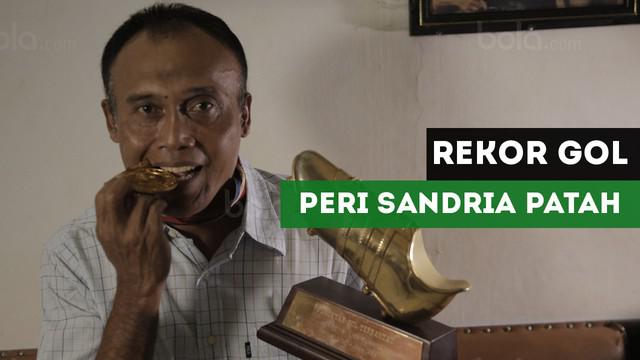 Legenda Timnas Indonesia, Peri Sandria angkat bicara setelah rekor 22 tahunnya terpatahkan.