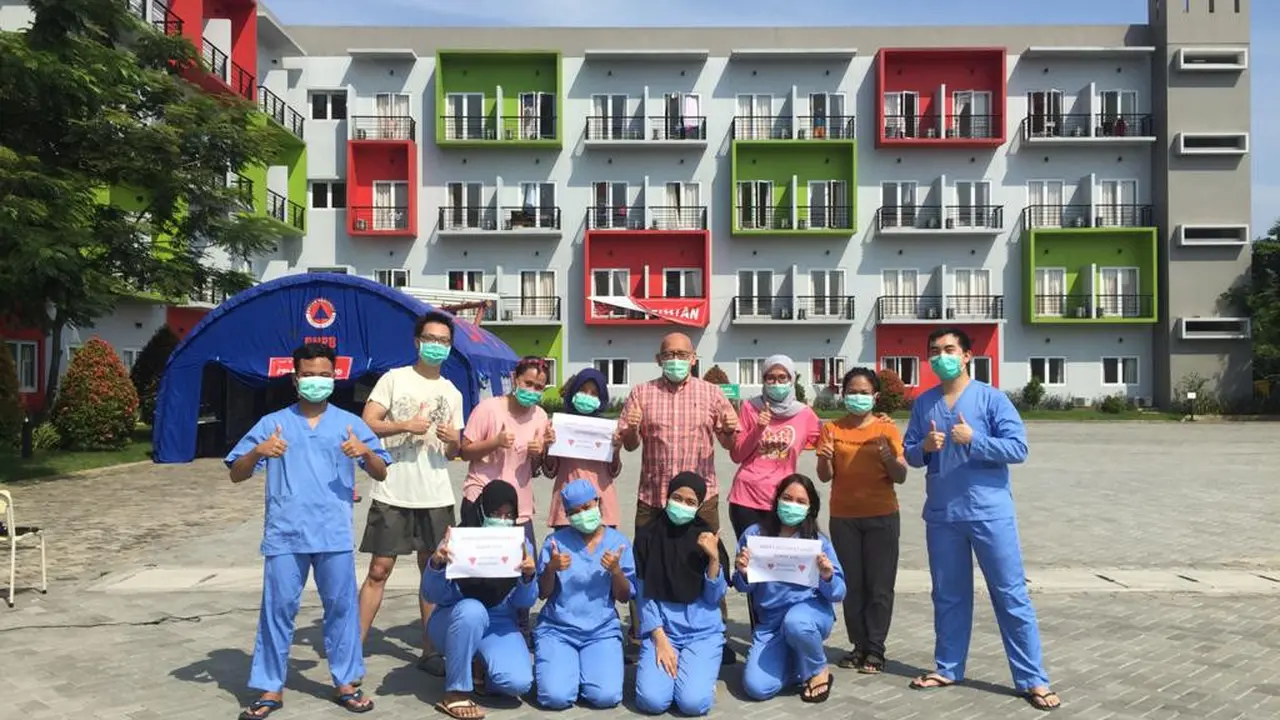 23 pasien Corona di Rumah Singgah Karantina Griya Anabatic, Kecamatan Kelapa Dua, Kabupaten Tangerang, sembuh. (Istimewa)