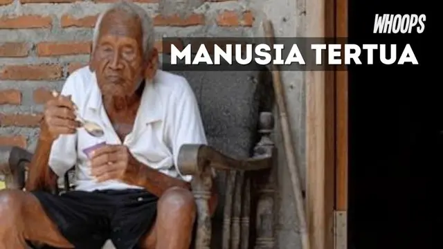 WHOOPS: Resep Panjang Umur dari Manusia Tertua di Dunia, Mbah Gotho 