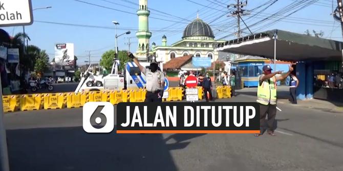 VIDEO: Cegah Covid-19, Jalan Rungkut Menanggal Sementara Ditutup