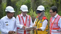 Menteri Perhubungan Budi Karya Sumadi meninjau langsung pembangunan bandara VVIP di IKN Nusantara (dok: BKIP)