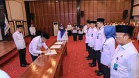 Menteri Ketenagakerjaan Yassierli melantik sejumlah Pejabat Pimpinan Tinggi Madya