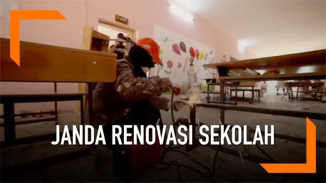 VIDEO: PBB Pekerjakan Janda Renovasi Sekolah di Mosul