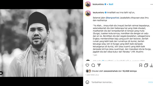 Kabar Duka, Pendakwah Kondang Kang Rashied Meninggal Dunia