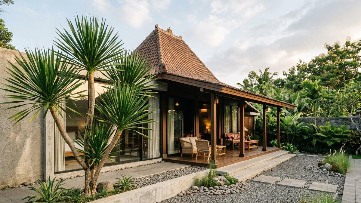 15 Tanaman yang Cocok untuk Rumah Bergaya Joglo Modern, Hadirkan Nuansa Eksotis nan Elegan