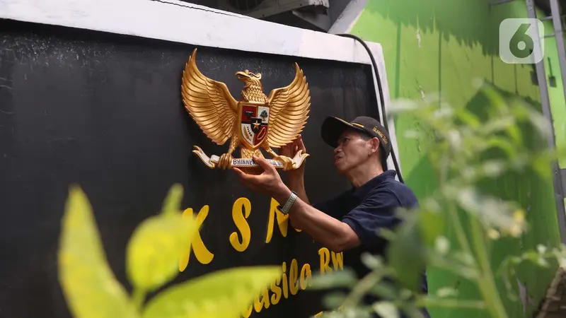 Cara Unik Warga Karang Tengah Rayakan Hari Lahir Pancasila