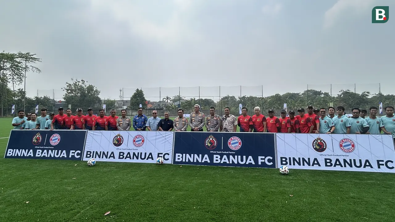 Akademi Sepakbola Binna Banua FC (BBFC) resmi mengoperasikan Lapangan Sepak Bola BBFC Pusdik Lantas di Tangerang pada Kamis (17/9/2026).