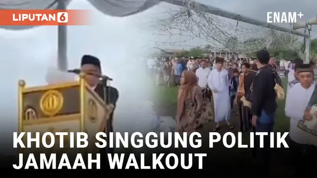 VIRAL JAMAAH SALAT IED WALKOUT, GEGERA KHOTBAH SINGGUNG KECURANGAN PEMILU