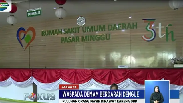RSUD Pasar Minggu Rawat 210 Pasien Terjangkit DBD