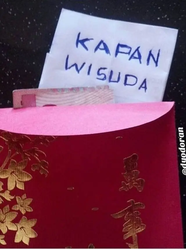 6 Isi Amplop Angpao saat Imlek Ini Penuh Kejutan, Bikin Senyum