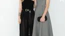Amanda Seyfried berpose bersama Jennifer Carpenter saat menghadiri CFDA Fashion Awards di Casa Ciprianidi New York City pada 7 November 2022. (Dimitrios Kambouris/Getty Images/AFP)