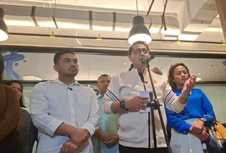 Amsal Sitepu Bertemu Menteri Ekonomi Kreatif, Teuku Riefki Harsya (Foto: Rifqy/Liputan6.com)