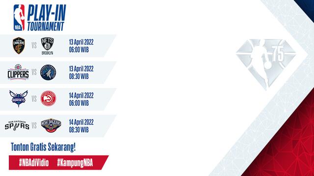 Link Live Streaming NBA 2021/2022 Babak Play-In di Vidio Pekan Ini