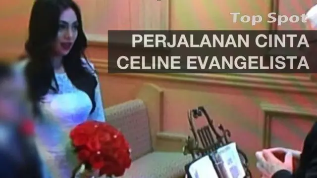 Celine Evangelista memiliki kisah asmara dengan beberapa pria
