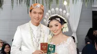 Potret akad nikah dari Giannirma Gavrila dan Janed Kharisma. (Sumber: Instagram @nikenwap)