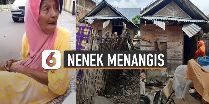 VIDEO: Seorang Nenek Menangis karena Ditipu, Uangnya Ditukar Uang Mainan