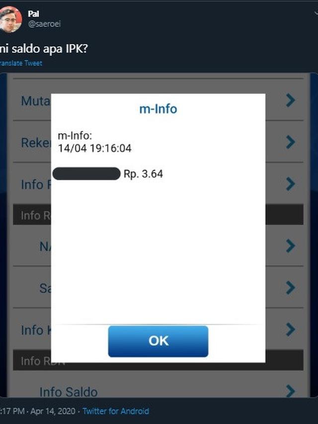 7 Cuitan Netizen Pamer Isi Saldo Ini Malah Bikin Ngakak