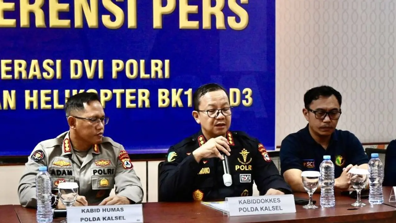 Polri mengidentifikasi seluruh jasad korban kecelakaan helikopter di Kalsel