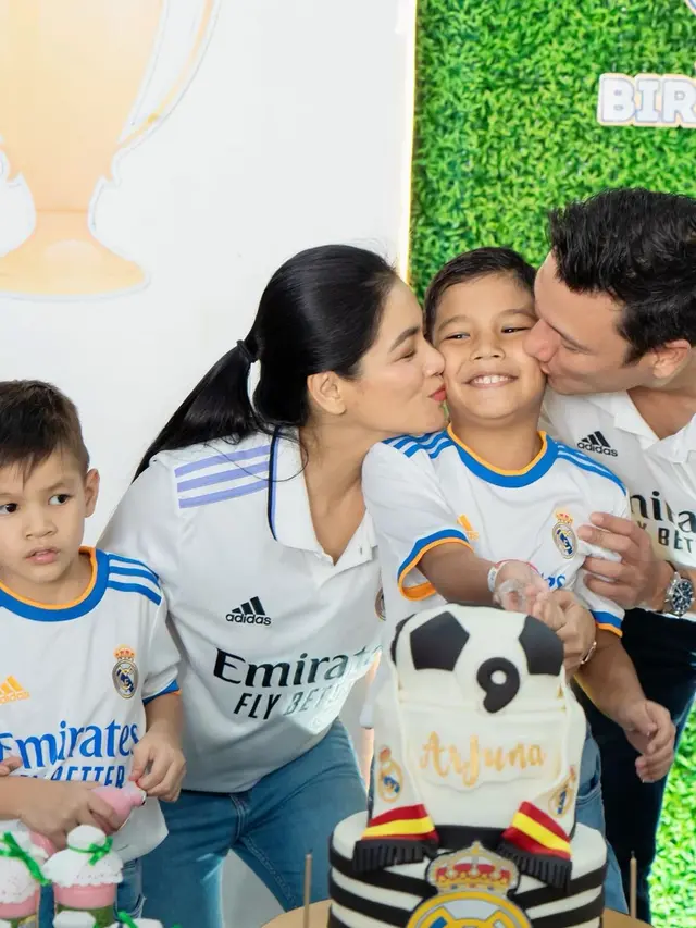 Titi Kamal rayakan ultah Arjuna ke-9 [Instagram/titi_kamall]