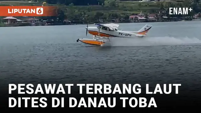 Kementerian Perhubungan melakukan uji coba pesawat terbang laut atau ‘seaplane’ yang rencananya akan digunakan sebagai sarana pengangkut penonton ataupun wisatawan di kejuaraan dunia F1 Powerboat Lake Toba 2023.