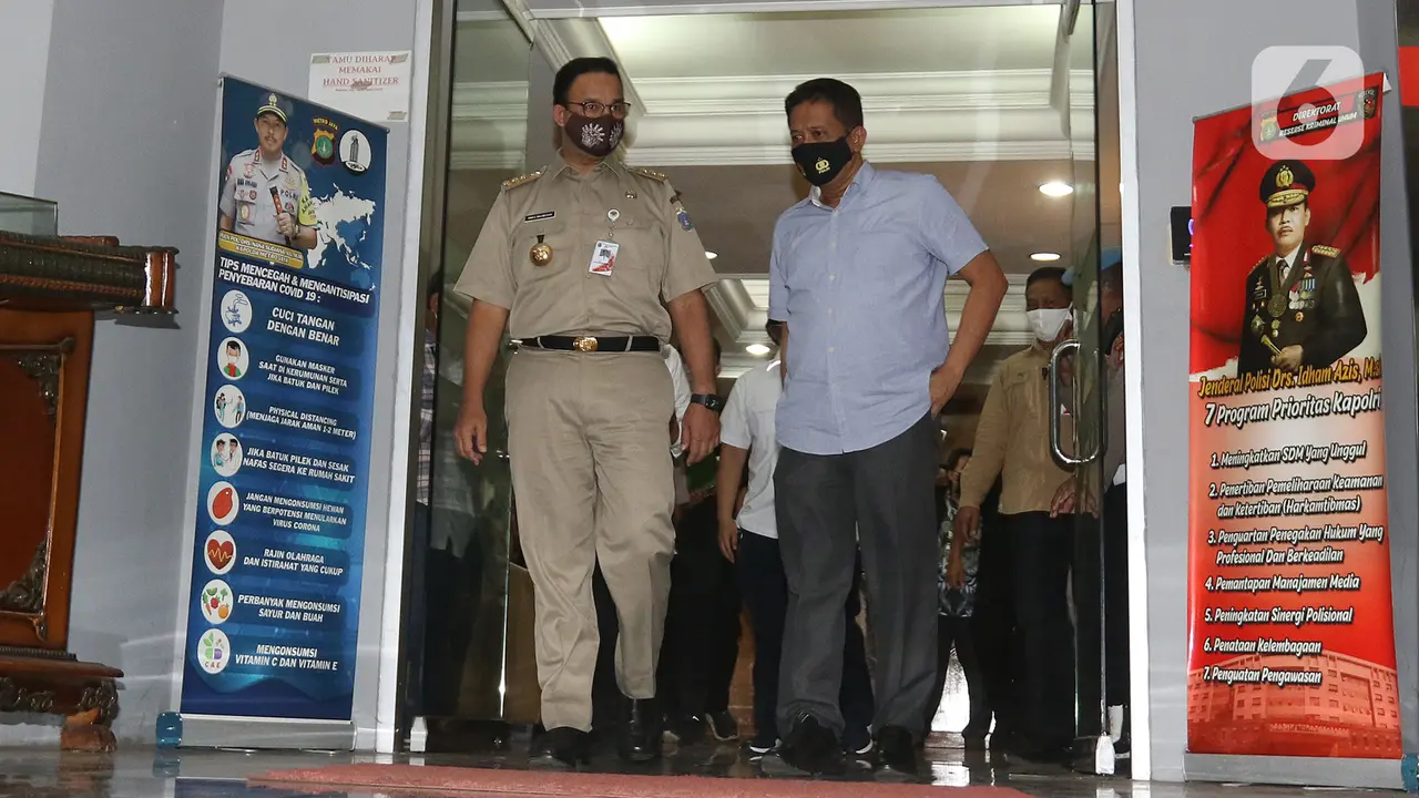 FOTO: Anies Baswedan Penuhi Undangan Klarifikasi Polda Metro Jaya
